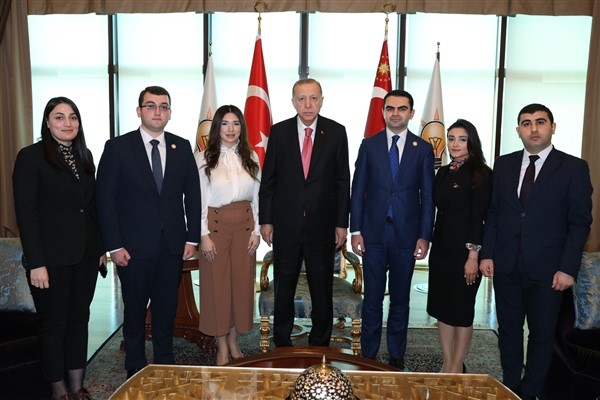 Cumhurbaşkanı Erdoğan, YAP Gençler Birliği Başkanı İslamov'u kabul etti
