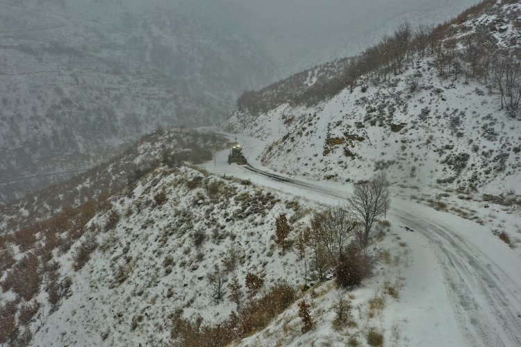Kar Malatya'da 530 mahallenin yolunu kapattı!