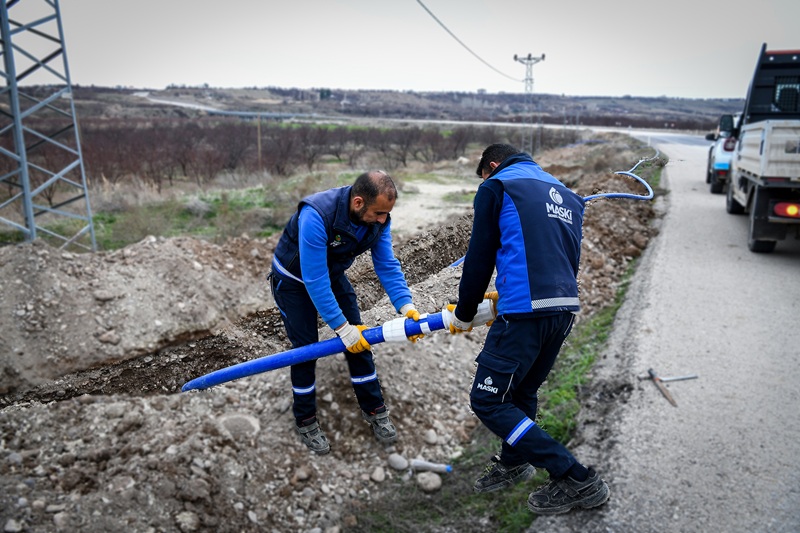 Yazıhan Boyaca ve Cendere’ye 2.700 Metre İçme Suyu Hattı 