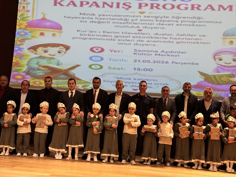 Arapgir’de 4-6 Yaş Kur’an Kurslarından Anlamlı Program