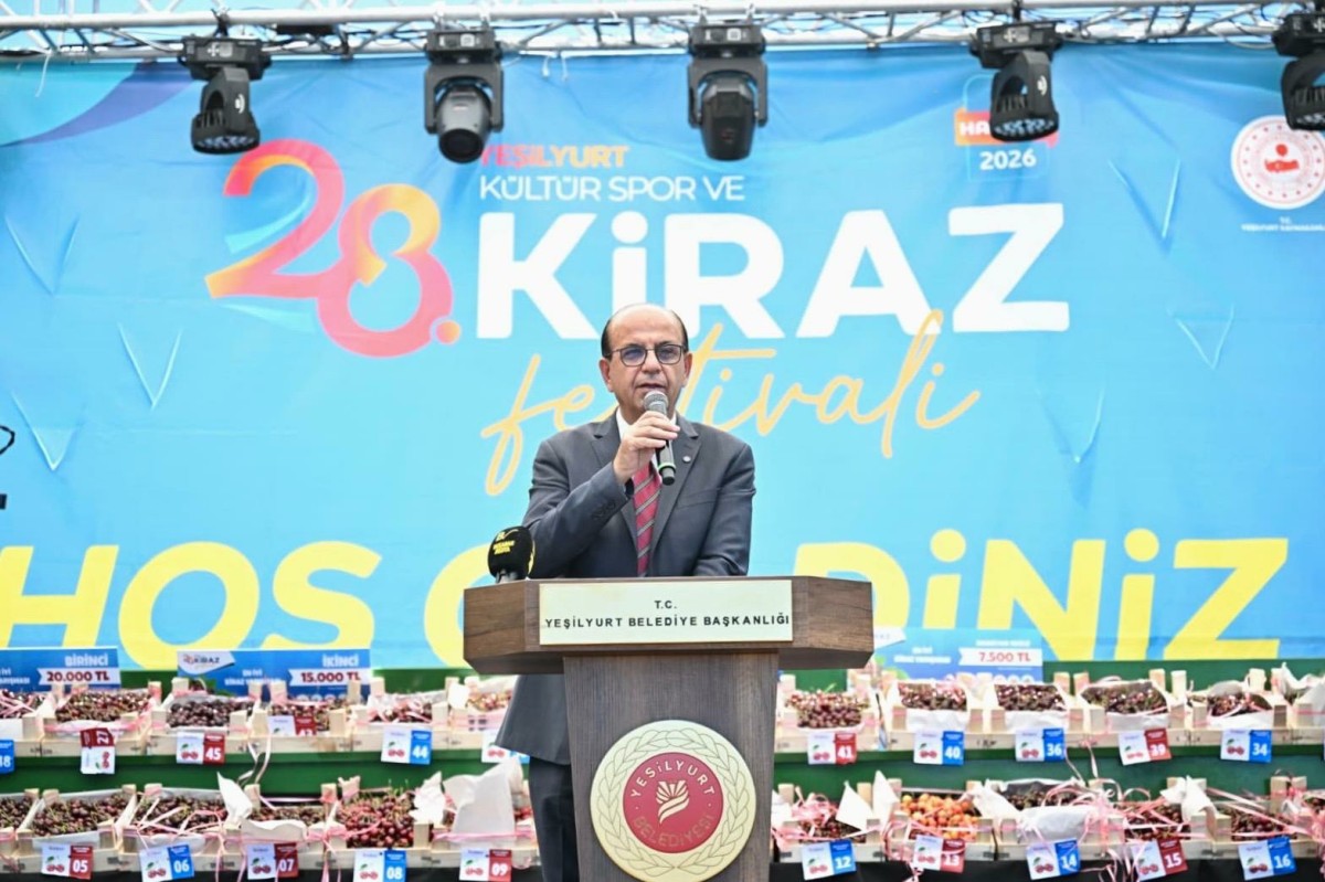 28. Yeşilyurt Kültür, Spor ve Kiraz Festivali Renkli ve Coşku Dolu Anlara Sahne Oldu