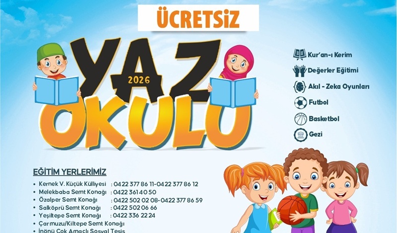 Büyükşehir'den Öğrencilere Dolu Dolu Yaz Okulu