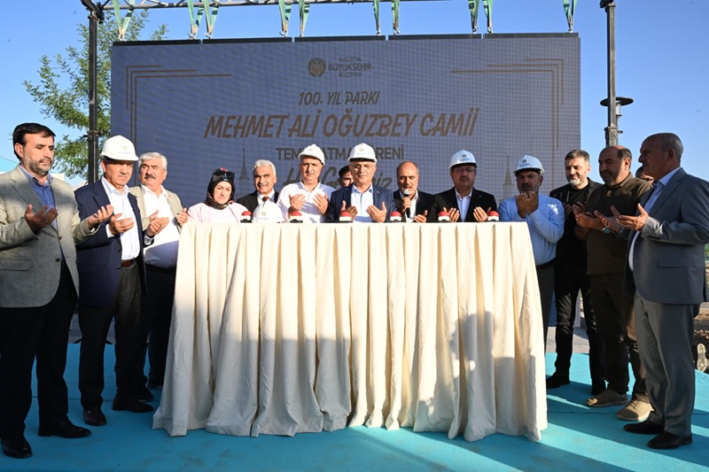 100. Yıl Parkı’nda Cami İnşasına Başlandı