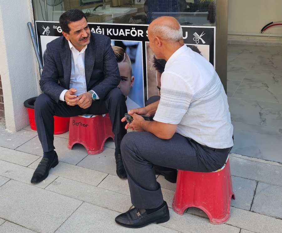 Başkan Taşkın'dan Yeni Çarşı Esnafına Ziyaret