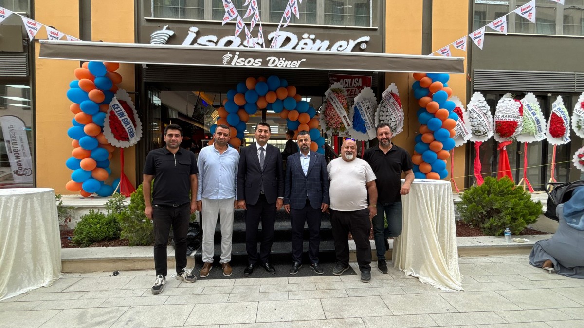 Mahmut Boyraz’dan yeni işletmeye hayırlı olsun ziyareti