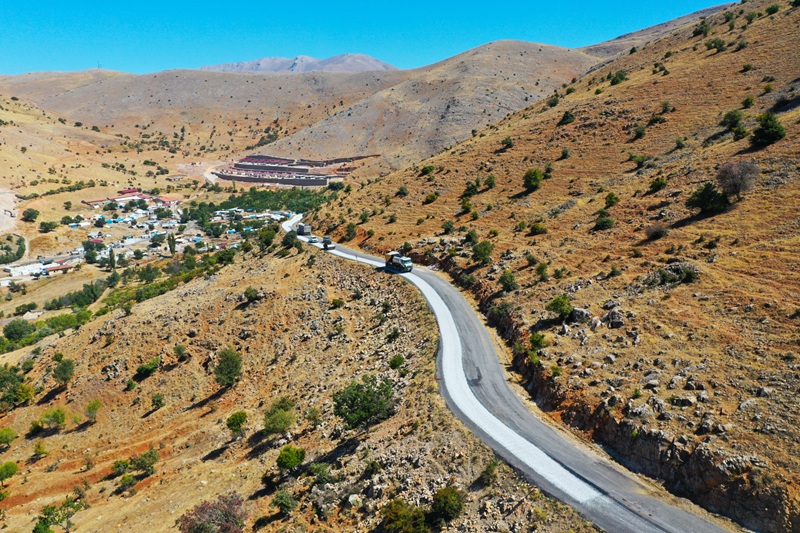 55 Kilometrelik Grup Yolunda Çalışmalar Sürüyor